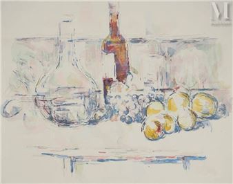 Still life with apples - Paul Cézanne