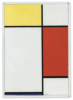 Composition: No. II, With Yellow, Red and Blue - Piet Mondrian