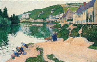 LES ANDELYS. LES LAVEUSES - Paul Signac