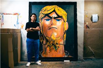 Studio Visits: Michael Lau and His “Maxx Headroom” Workspace