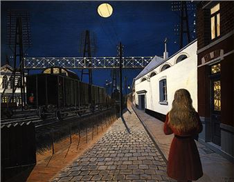 The Girl at the Train Station: The Paintings of Paul Delvaux 