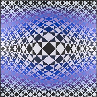 "Zig-Zag" - Victor Vasarely