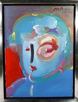 Zero in Blue - Peter Max