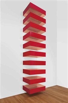 Untitled, 1989, ten elements - Donald Judd