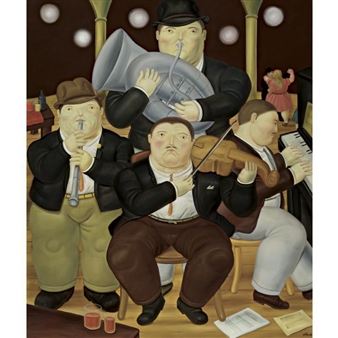 CUATRO MÚSICOS (FOUR MUSICIANS) - Fernando Botero