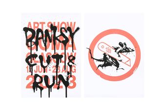 Cut and Run exhibition ephemera - Banksy