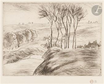 Landscape at Osny - Camille Pissarro