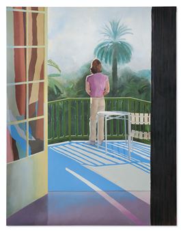 Sur la Terrasse - David Hockney