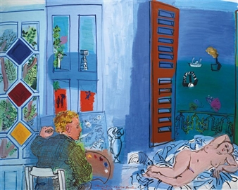 L’ARTISTE ET SON MODÈLE - Raoul Dufy