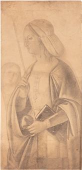 Sainte Ursule, copie d'après Antonio del Solario - Edgar Degas