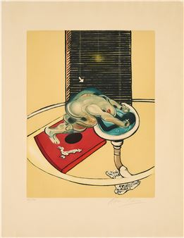 L'homme au lavabo - Francis Bacon