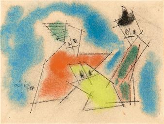 Three Figures (Ghosties - Lyonel Feininger