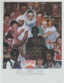 The Golden Rule - Norman Rockwell