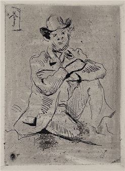 Guillaumin au pendu - Paul Cézanne