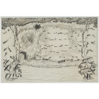 ÉTUDE POUR HARMONIE BLEU ET ORANGE, CA. 1920-1925 - Pierre Bonnard