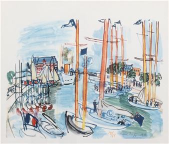 Haventje - Raoul Dufy