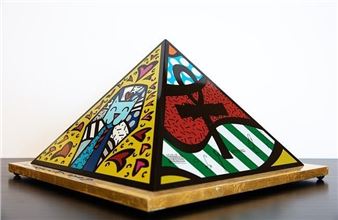 ROMERO BRITTO, Pyramid - Romero Britto