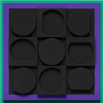 Eclipse Positif (Positive Eclipse) - Victor Vasarely