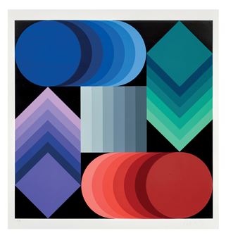 Stri-dio (o 'Per il Cile') - Victor Vasarely